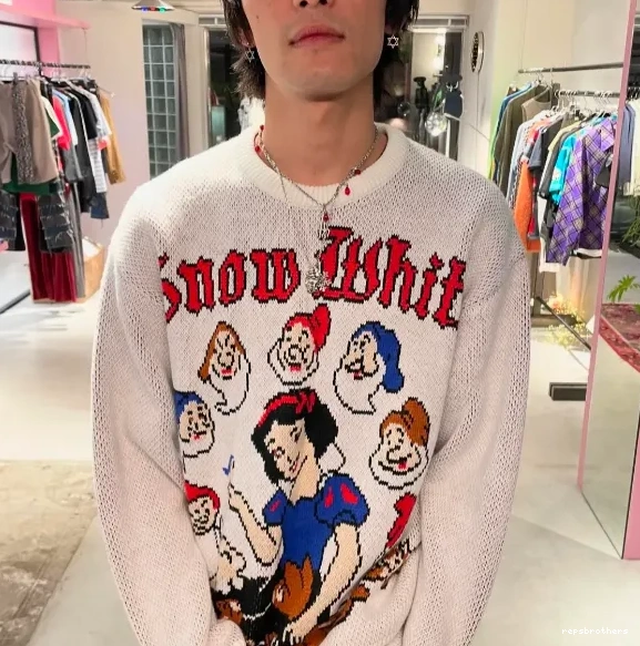 Sweater SWEATER 24FW SNOW White WHITE Snow 1010